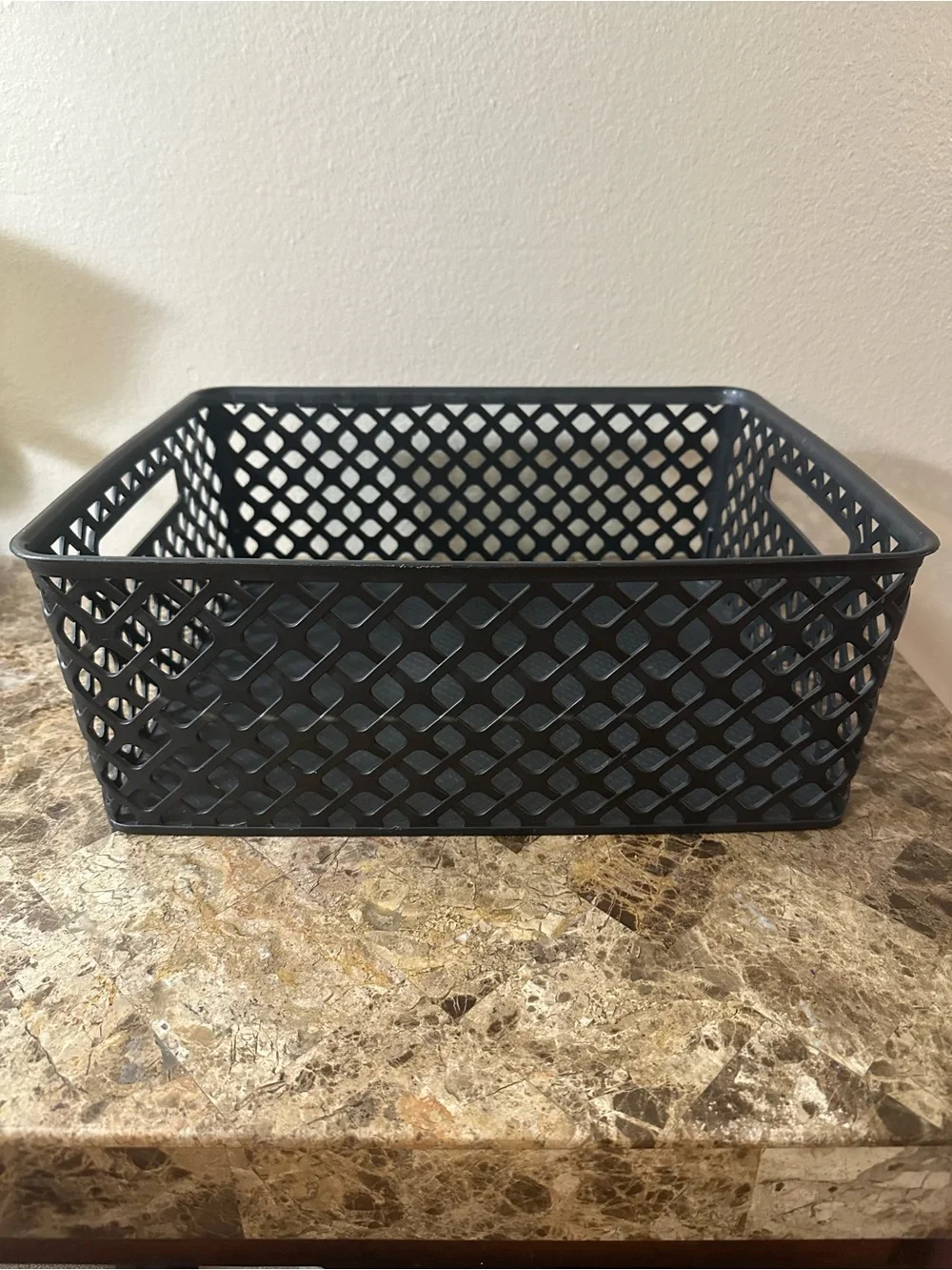 Black Plastic Basket